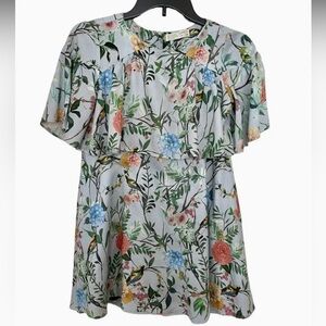 Zara Girls Casual Collection Top Size 13/14 Floral